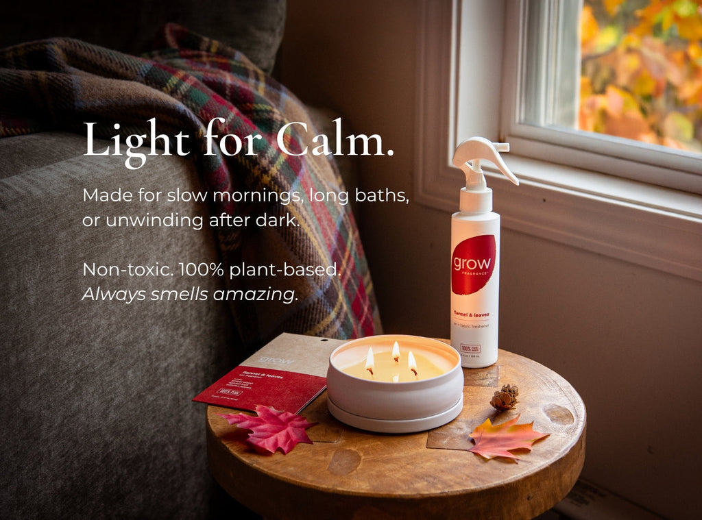 Flannel & Leaves 3-Wick Candle