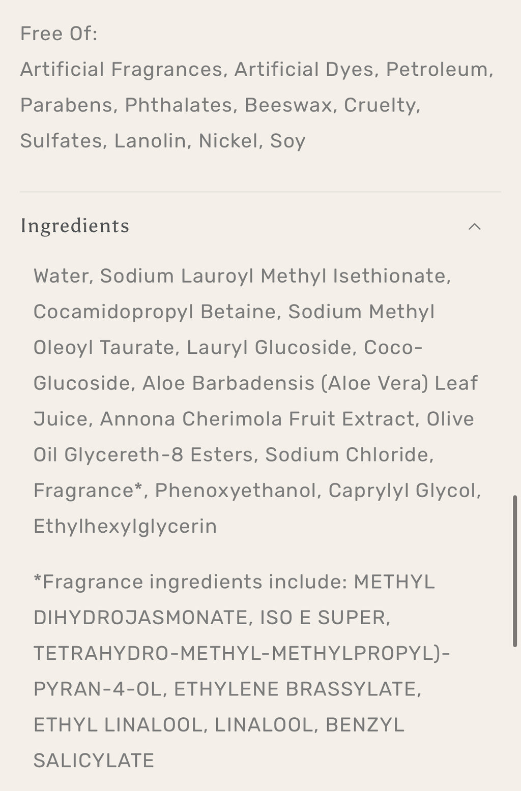 Vitasana Body Wash
