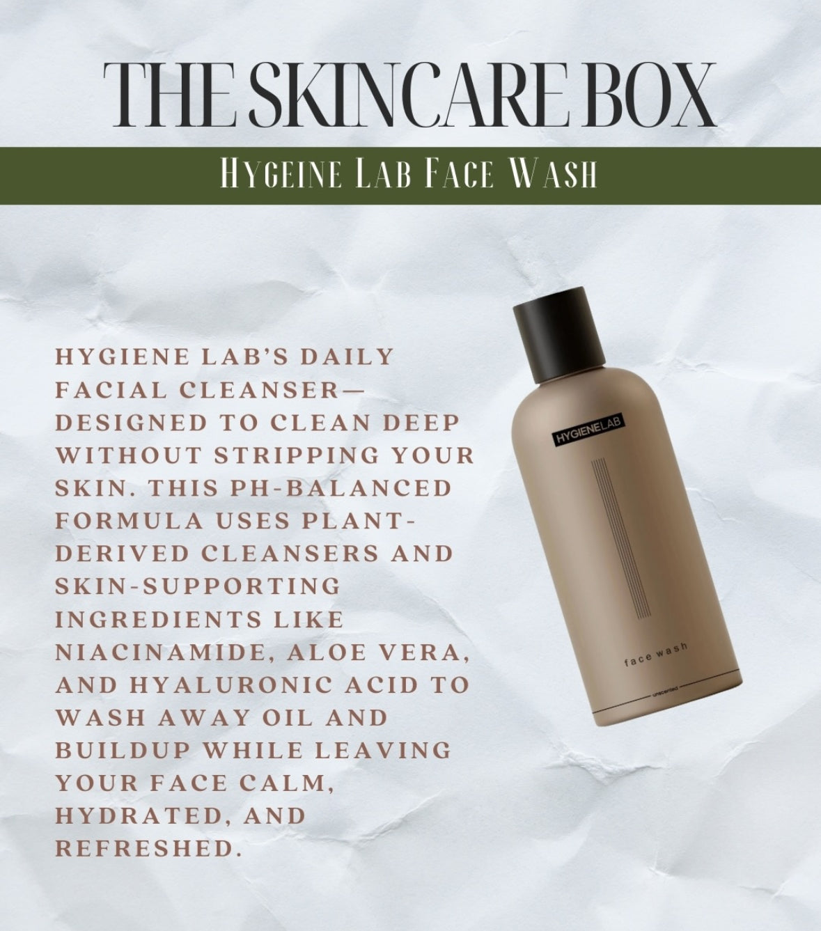 *Skincare Box