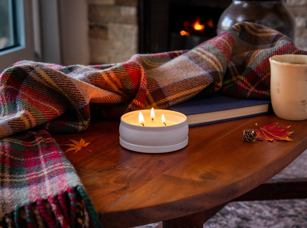 Flannel & Leaves 3-Wick Candle