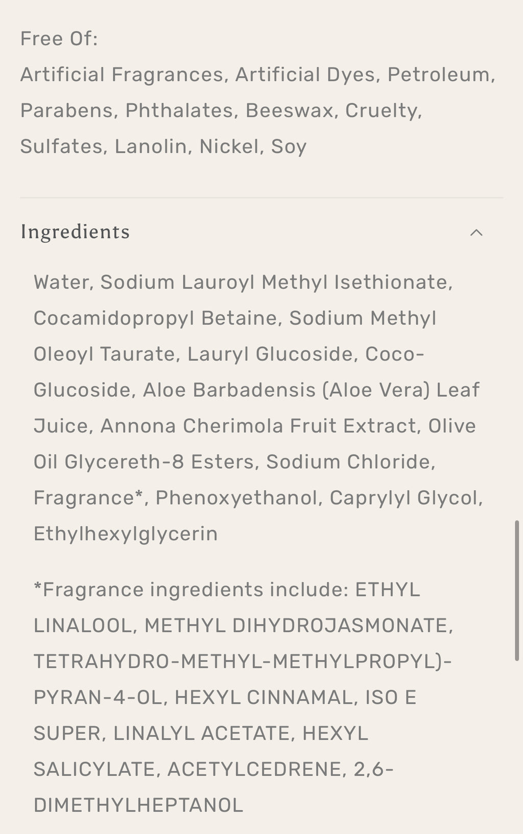 Vitasana Body Wash