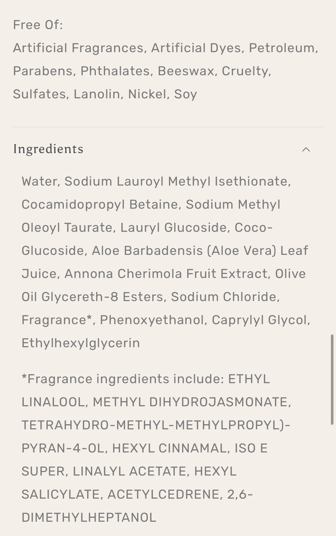 Vitasana Body Wash