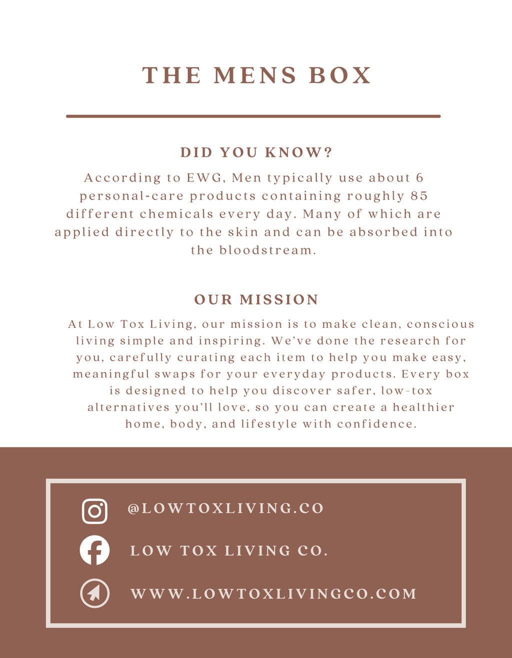 *Men's Gift Box
