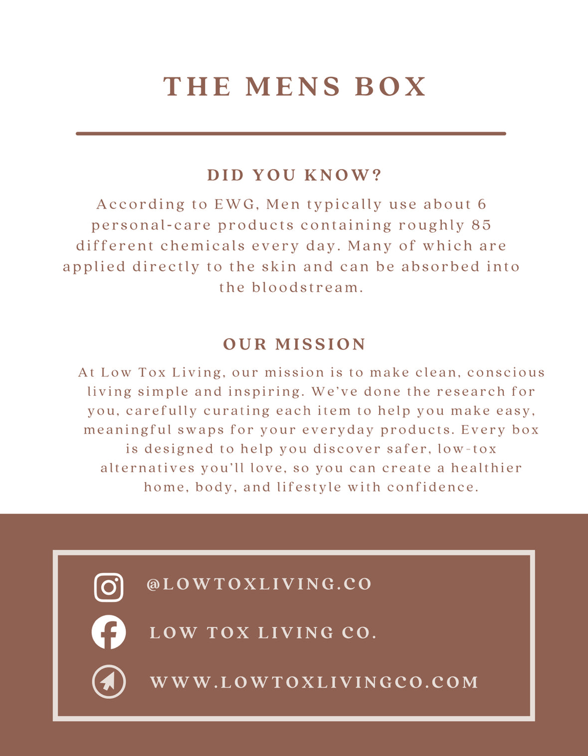 *Men's Gift Box