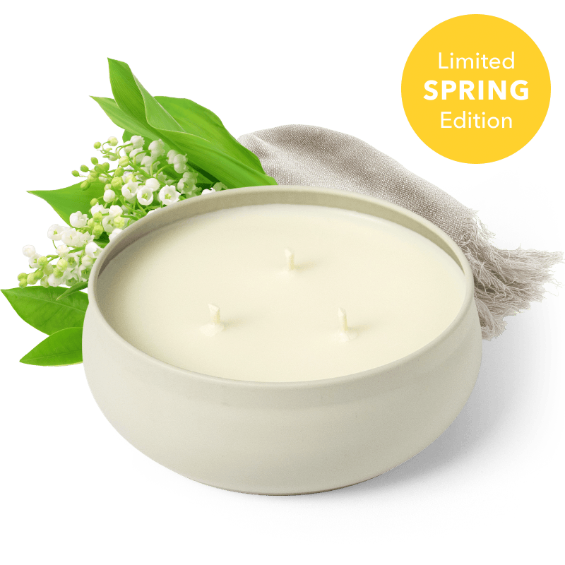 Linen 3-Wick Candle